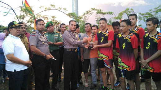 Turnamen Bola Volly Promoter Cup Kapolsek Rambah Telah Berakhir